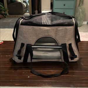 Small Pet Carrier Taupe 
- Used once 19”Lx 10”W x 12” H